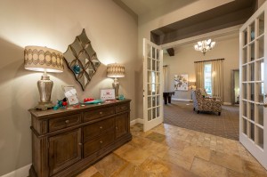 Two Bedroom Apartments for Rent in Conroe, TX - Clubhouse Interior Foyer & Lounge Entrance         